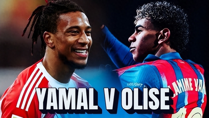 欧冠对决落幕 亚马尔奥利塞领跑最强右边锋争夺