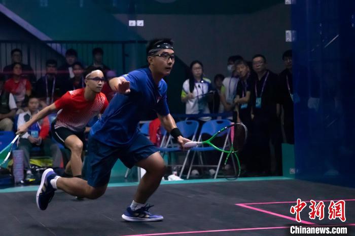 韵味杭州2023亚洲壁球混双在杭州奥体中心国博壁